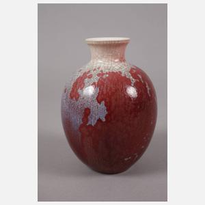 Meissen Kristallglasur-Vase als Lampenfuß