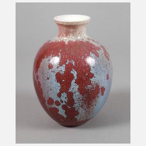 Meissen Kristallglasur-Vase als Lampenfuß