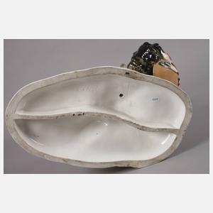 Meissen "Indianer zu Pferde, Büffel jagend"