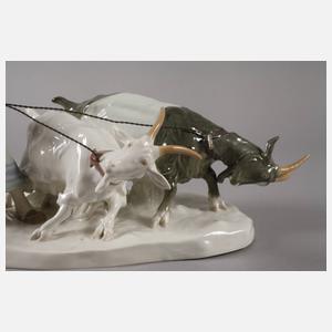 Meissen "Mädchen mit Ziegen"