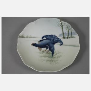 Rosenthal Teller mit Auerhahnmotiv