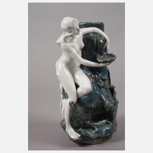 Rosenthal Ziervase mit Quellnymphe