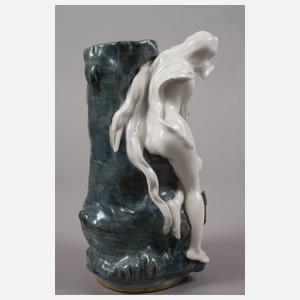 Rosenthal Ziervase mit Quellnymphe