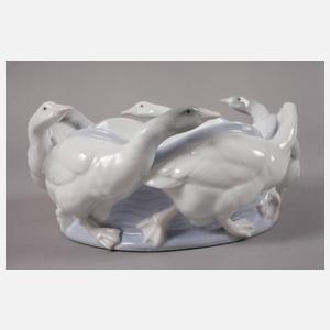 Thüringen Schale mit Gänsereigen