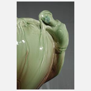 Große Blumensäule Delphin Massier attr.