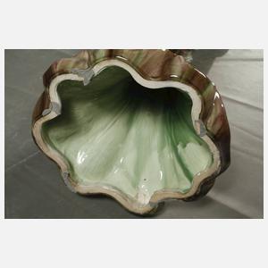 Große Blumensäule Delphin Massier attr.