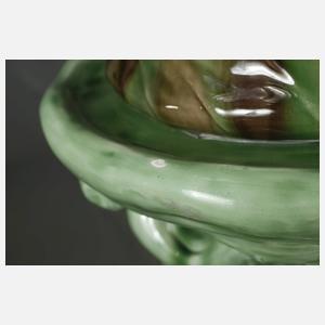 Große Blumensäule Delphin Massier attr.