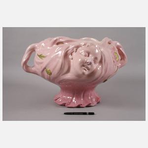 Delphin Massier große figürliche Blumensäule