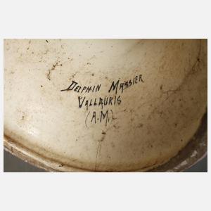 Delphin Massier große figürliche Blumensäule