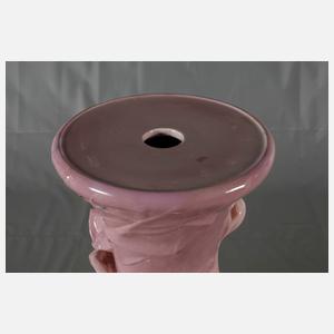 Delphin Massier große figürliche Blumensäule