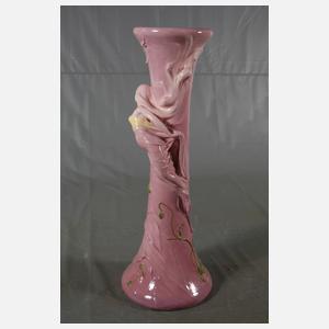 Delphin Massier große figürliche Blumensäule