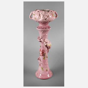 Delphin Massier große figürliche Blumensäule