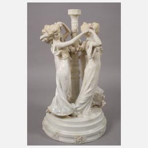 Tischlampenfuß Frauenreigen