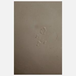 Übergroße Bodenvase mit Haubenkranich