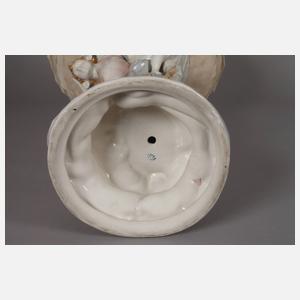 Royal Dux große figürliche Jardiniere