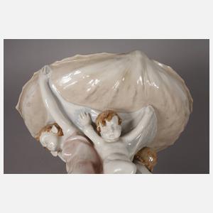 Royal Dux große figürliche Jardiniere