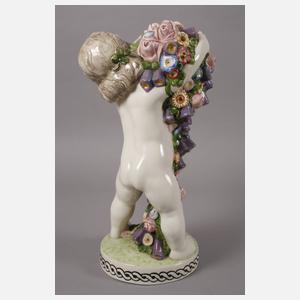 Carl Klimt großer Blütenputto