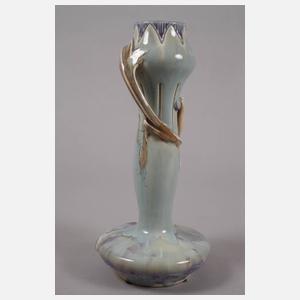 Hippolyte Boulenger & Cie. Vase mit Putto