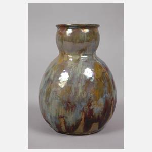 Elsass Paar Jugendstilvasen Lüsterglasur