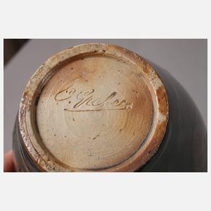 Frankreich zwei Laufglasurvasen