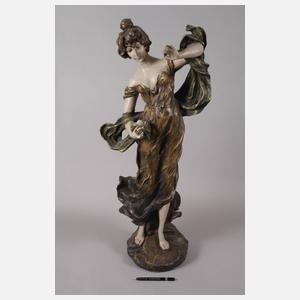 Wilhelm Schiller & Sohn große Jugendstilfigur