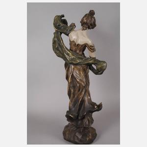 Wilhelm Schiller & Sohn große Jugendstilfigur