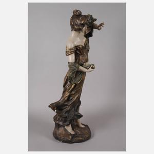 Wilhelm Schiller & Sohn große Jugendstilfigur