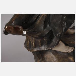 Wilhelm Schiller & Sohn große Jugendstilfigur