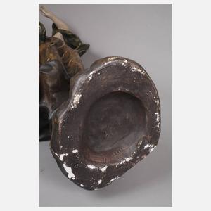 Wilhelm Schiller & Sohn große Jugendstilfigur