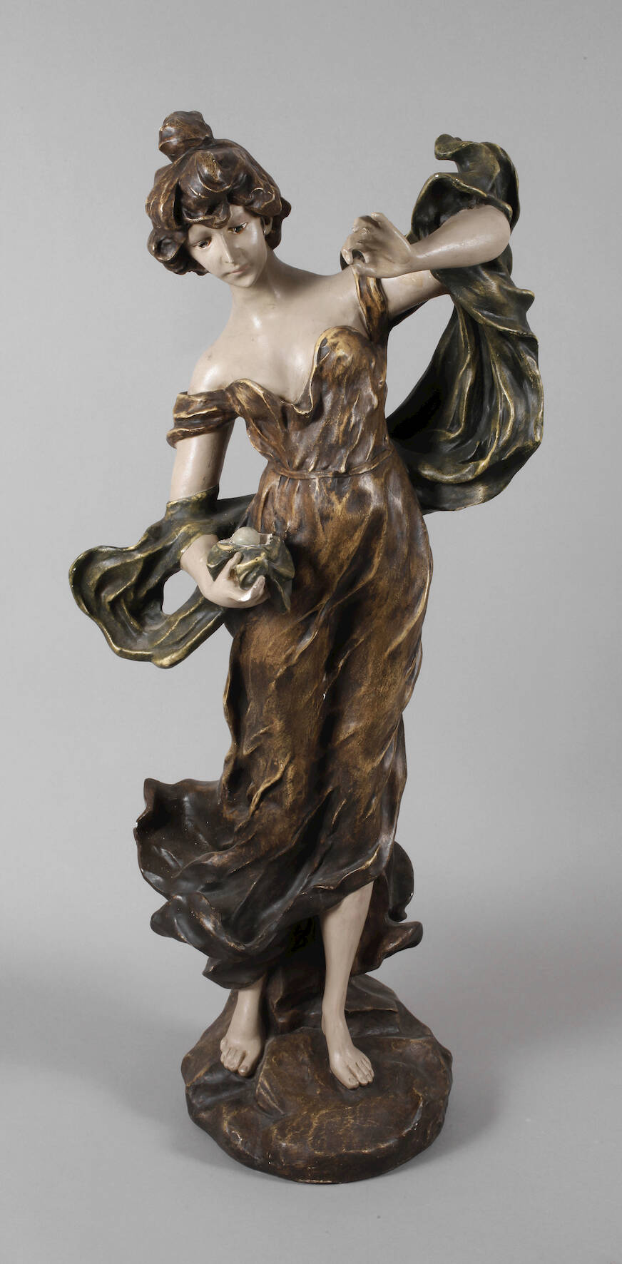 Wilhelm Schiller & Sohn große Jugendstilfigur