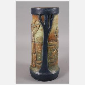 Amphora große Vase mit Schnitter