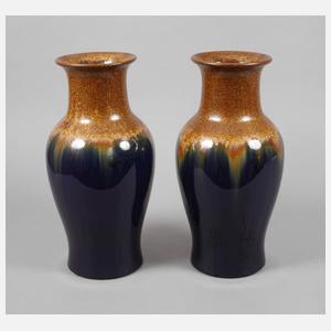 Bürgel Vasenpaar Kristallglasur