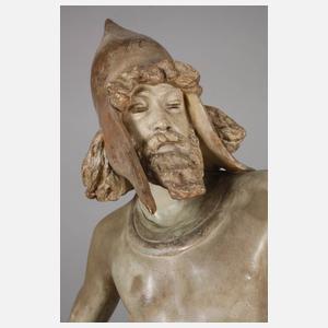 Goldscheider Wien Salonfigur "Assyrer"