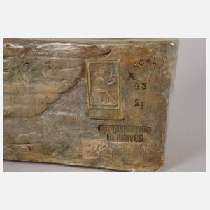 Goldscheider Wien Salonfigur "Assyrer"