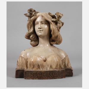 Goldscheider Wien Büste "Narzisse"