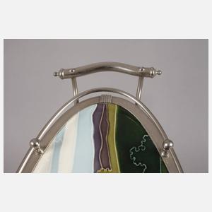 J. von Schwarz Tablett "Der Tag"