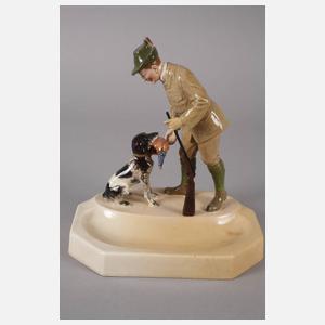 Villeroy & Boch Mettlach Jäger mit Hund