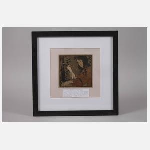 Koloman Moser, Lesendes Mädchen