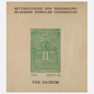 Titelblatt "Ver Sacrum"