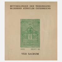 Titelblatt "Ver Sacrum"111