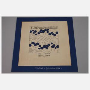 Titelblatt "Ver Sacrum"