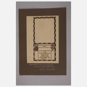 Musterkarte Wiener Werkstätte