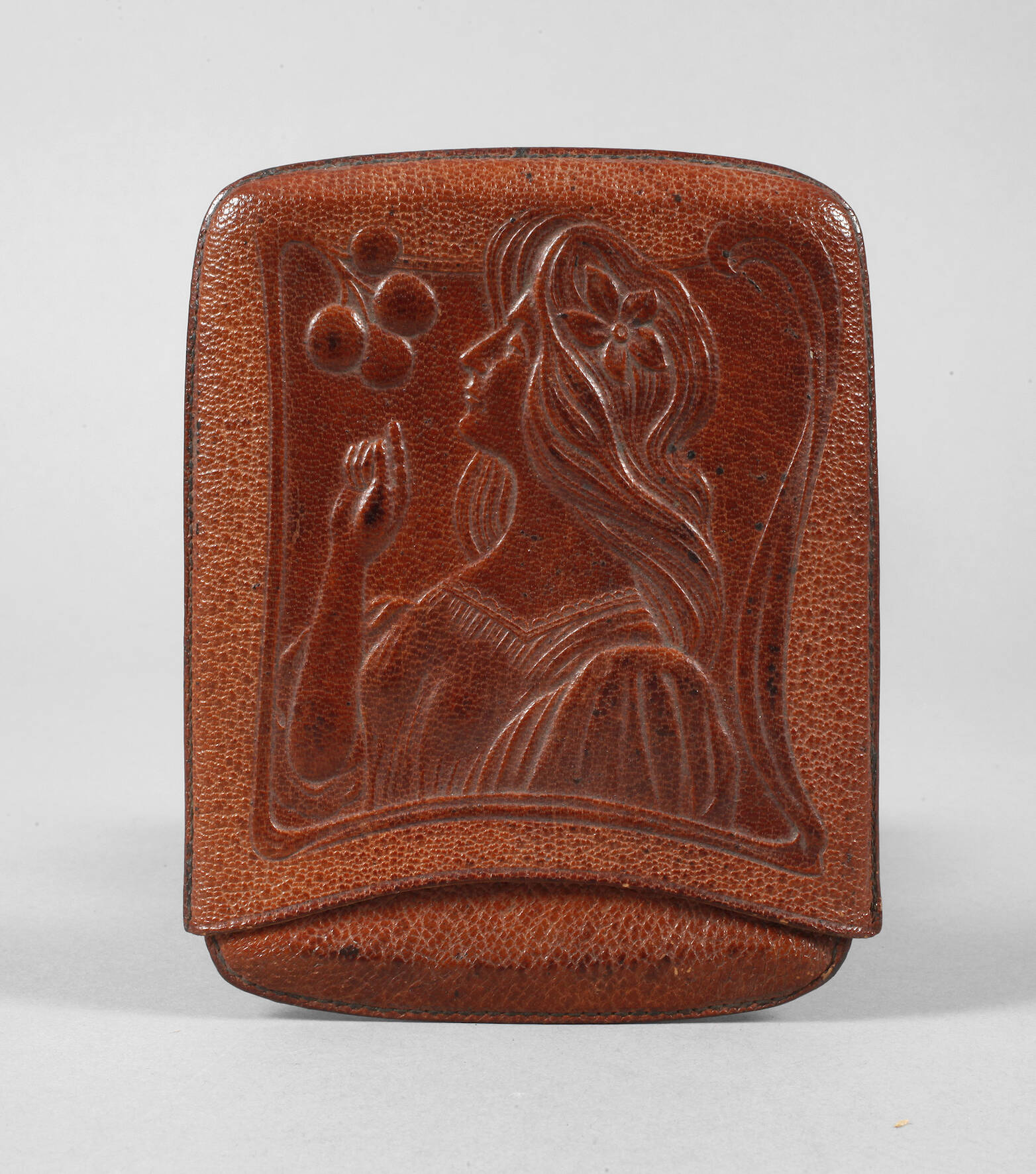 Lederetui Jugendstil