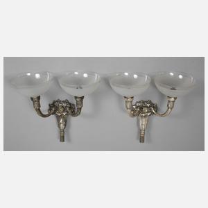 Paar Wandlampen Art déco