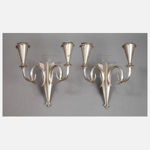 Paar Wandlampen Art déco