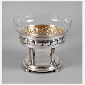 WMF Geislingen Tafelaufsatz mit Glaseinsatz