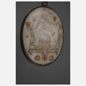 Lilly Jacobsen Anhänger Wiener Werkstätte