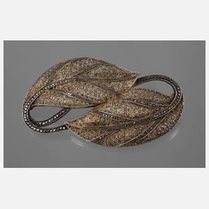 Theodor Fahrner Blattbrosche