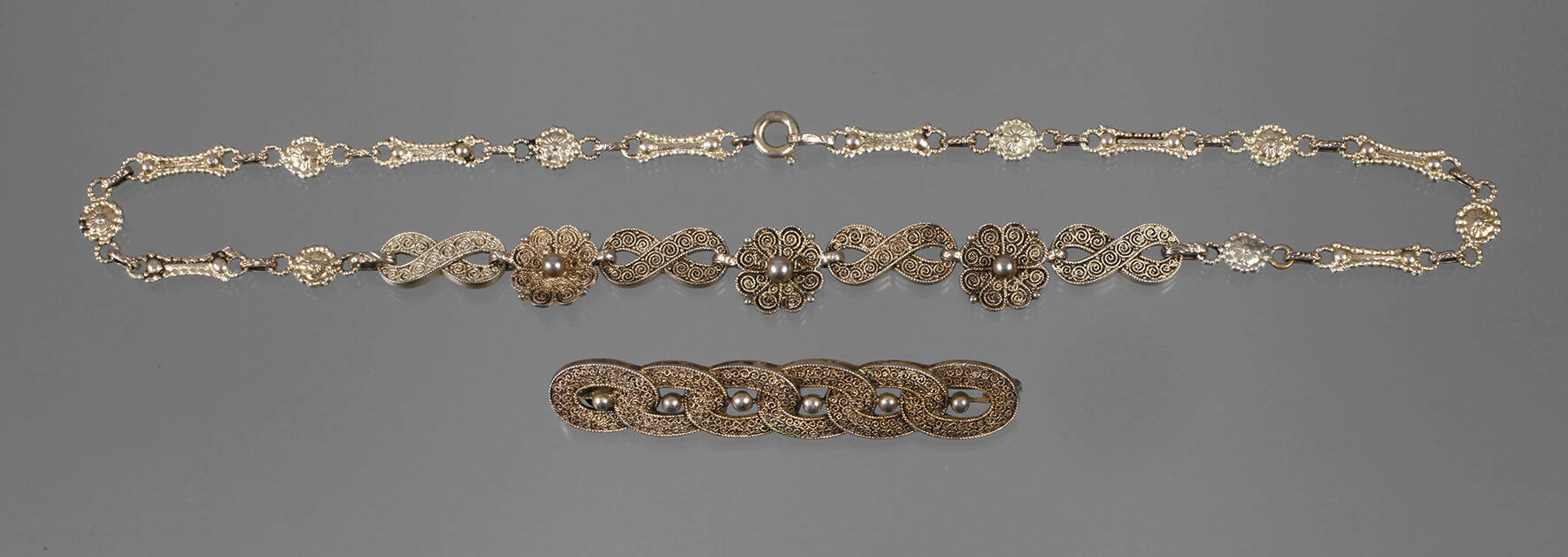 Theodor Fahrner Brosche und Collier