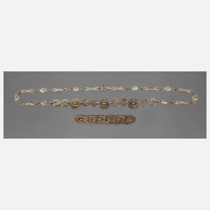 Theodor Fahrner Brosche und Collier